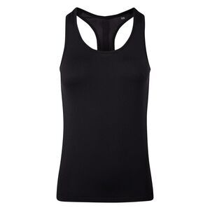 TriDri Womens/Ladies Seamless 3D Fit Multi Sport Sculpt Undershirt / Full Black